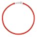 ITERY Dog Collar, Led USB Rechargeable Pet Safety Collar Waterproof Light up Adjustable Flashing Collar (Red)