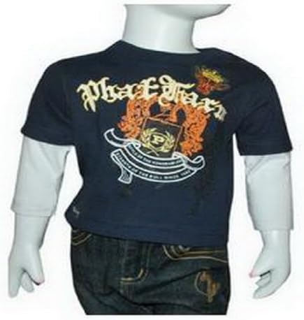 Baby / Infant Boys Very Cute Phatfarm Short Sleeve T-Shirt / Tee 0/6M Black