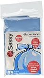 Sassy Disposable Scented Diaper Sacks, 75 Count