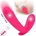 Thrusting Dildo -Sohimi Vibrator Butterfly G-spot Wearable Vibrator with Remote Wireless Control,Wearable Vibrator Underwear Sexualwellness Stimulator Masturbation Body Massager for Women&Couple