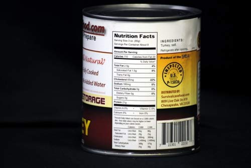 1 Case-Canned Meat (TURKEY) Long Term Food Storage-Survival Cave by Survival Cave [Foods] - Thumbnail 3