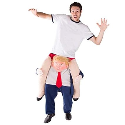 Bodysocks® Donald Trump Huckepack (Carry Me) Kostüm für Erwachsene
