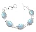 11.50Gms,7.80 Ctw Genuine Gemstone 925 Sterling Silver Overlay Handmade Fashion Bracelet Jewelry