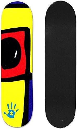 Autism Handprint Skateboard Deck (do Not Contain Any Other Parts, Only The Board) Return Board