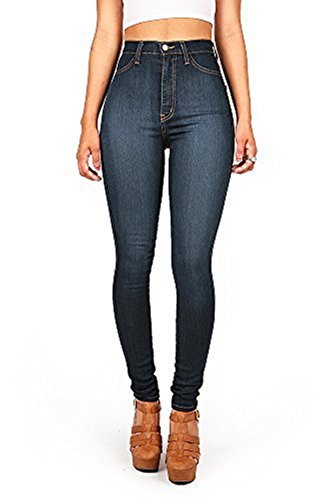 Women s casual ripped holes skinny jeans jeggings strai…