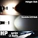 morefulls H1 LED Fog Lights Bulbs - 1600 Lumens 360° Beam Angle 6000k White With Projector (Set of 2)