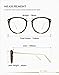TIJN Vintage Round Clear Glasses Non-Prescription Eyeglasses Frames for Women Men,Oversized Metal Oval Eyewear(Tortoise)