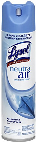 Lysol Neutra Air Sanitizing Spray, Fresh Breeze, 10oz, Air Freshener