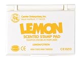 Center Enterprise CE020 Lemon Scented Stamp Pads, Yellow