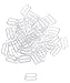 Juvale Bra Hooks for Straps, 1 Inch x 25 mm (50 Pack)