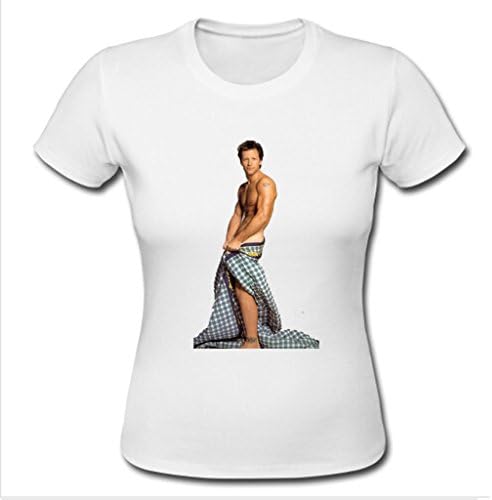 Nesth Jon Bon Jovi Womens Ladies Tee Shirt Personalized Customized (USA Size) M White