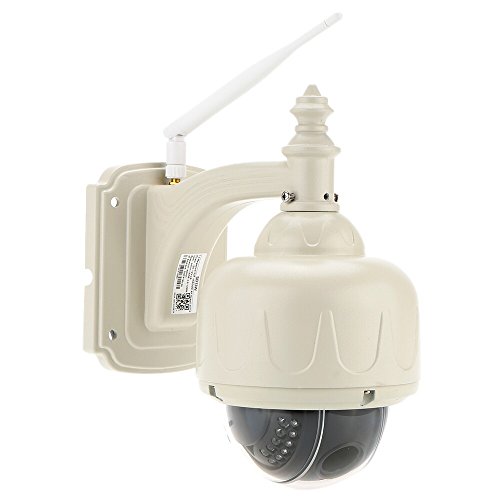 KKmoon Wireless WiFi HD 720P Pan Tilt IP Camera Auto-focus PTZ Outdoor & Indoor Security IP CCTV Camera