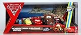 Disney / Pixar CARS 2 Movie Exclusive Die Cast Car 5Pack Porto Corsa Welcome Guido, Luigi, Lightning Mcqueen, Mater Uncle Topolino by Mattel