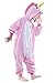 Newcosplay Children Unisex Pajamas Kids Animal Costume Cosplay Sleeping Wear (125, Pink Flying Horse)
