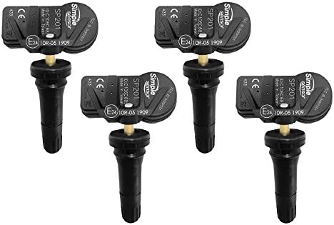 Orange Electronic Universal Simple Sensor Programmable Tire Pressure Monitoring Sensor, TPMS - 433MHz, set of 4