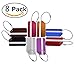 8pcs Travel Luggage Tags Metal Suitcase Bag ID Tags Baggage Labels Accessories (8PCS style 1)