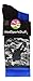 MadSportsStuff Hockey Player Crew Socks (Royal/Black Camo, Small)