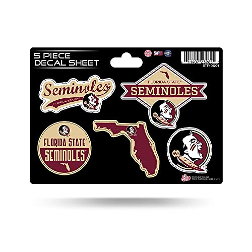 Rico Industries NCAA Florida State Seminoles 5-PC Sticker Sheet