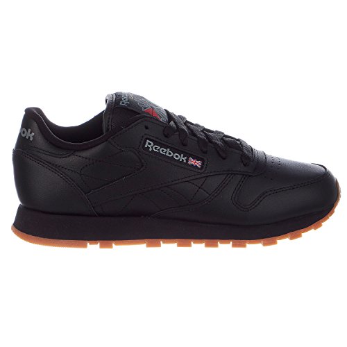 Reebok women s cl lthr fashion sneaker, us-black/gum, 8…
