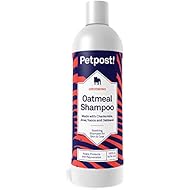 Petpost | Shampoo for Dogs with Dry Itchy Skin - Oatmeal & Chamomile Naturally Heals, Protects, Rejuvenates Dog Skin & Coat - Oatmeal, Chamomile, Aloe & Yucca Formula (16oz.)