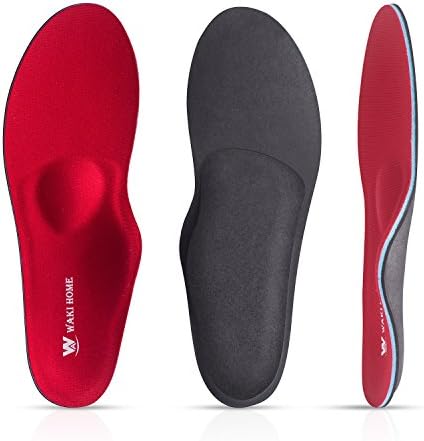 Orthotics Insoles/Inserts/Pads with Arch Supports for Flat Feet,Plantar Fasciitis,Feet Pain,Pronation,Metatarsal Support for Men and Women