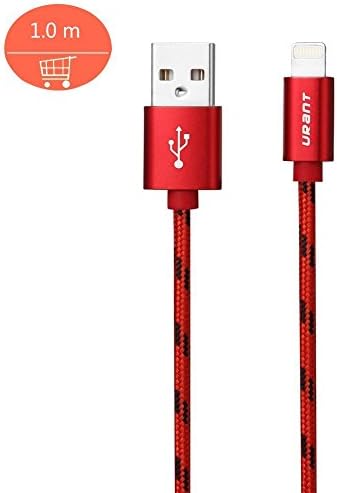 URANT Apple Certified Lightning to USB Cable, iPhone Cable (3.3ft) Nylon Braided 8 Pin Charger Cord for iPhone7/7 Plus 6/6s Plus 5s/5c, iPad Pro Air 2, iPad mini, iPod touch Air pods&amp;more