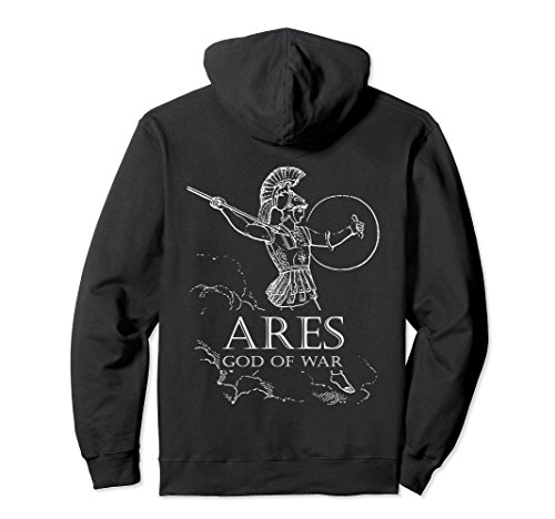 Unisex Ares God Of War Greek Mythology Hoodie Large Black