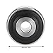 Duokon 2pcs Control Arm Rear Upper Bushing,Silver black Replacement Arm Bushing Rear Control Arm Upper Bushing for E36 E46 E85 Z4 33321140345