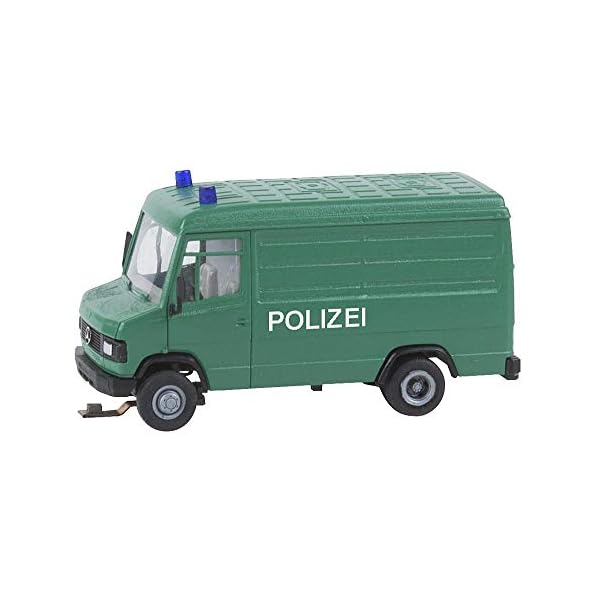 Faller 161632 MB T2 Vario Polizei (HERPA) Modellbausatz, Zubehör, Mehrfarbig