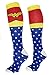 DC Comics Wonder Woman Superhero Knee High Socks Cosplay Costume