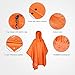 Terra Hiker Waterproof Rain Ponchos, Hiking Rain Jackets, Reusable Rain Coats for Outdoor Activities
