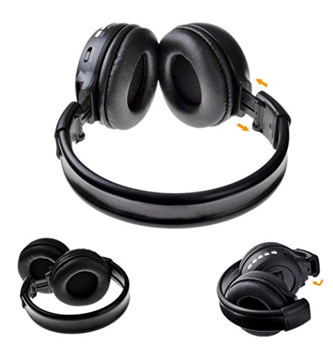 Gotd 3.0 Stereo Bluetooth Wireless Headset/Headphones With Call Mic/Microphone For Iphone /Cell Phone/PC/Tablet/Desktop/Laptop/Notebook, MP3 Player/FM/Bluetooth 3.0 /Supprot TF card - Thumbnail 3