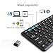 Bluebyte Multi-Device Keyboard, Full Size Bluetooth 4.0 LE & 2.4G Wireless for Windows PC, Laptop, Tablet, Smartphone