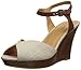 Nine West Women's Bigeasy Fabric Wedge Sandal