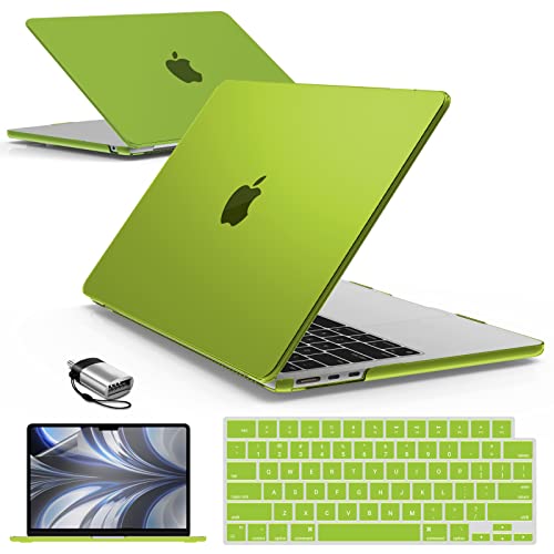 Funda Hard Case Para MacBook Air M2 13 Pulgadas Verde Claro