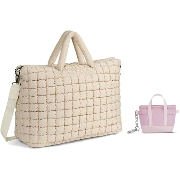 Amazon.com: ANKICK Quilted Duffle Bag for Travel, Large Puffer