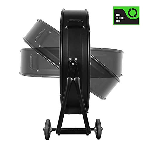 OEMTOOLS OEM24875 36" DirectDrive Barrel Fan, Large Industrial Fan