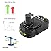 2Packs Replacement for Ryobi 40V Battery 8.0Ah and OP401 Charger Kit, Compatible with Ryobi 40Volt Lithium ion Battery OP40261 OP40601 OP40602 OP40404 OP4050A Tools(Blue)
