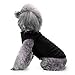 Dog Shirts Clothes, Chol&Vivi Dog Clothes T Shirt Vest Soft and Thin, 2pcs Blank Shirts Clothes Fit for Extra Small Medium Large Extra Large Size Dog Puppy, 2X-Large Size, Black and Grey