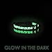 Pawtitas Pet Glow In The Dark Cat Collar with Safety Buckle and Bell Green Hook
