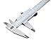 Standard Gage 00524001 Stainless Steel Vernier Caliper, Satin Chrome Finish, 1.6