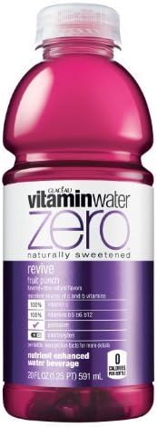Vitamin Water Zero Revive, 20oz (24 Pack) by Glaceu