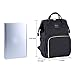 Diaper Bag Backpack Multifunction Travel Backpack Maternity Baby Nappy Changing Bags for Mom/Dad with Baby Care,Large Capacity,Waterproof,Stroller Straps and Stylish (Black)