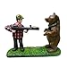 Design Toscano Bear Hunt Collectors' Die Cast Iron Mechanical Coin Bank