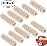 Log-Cabin Door Handle Protector 10Pack Soft Foam Beige Fits 2.5-4.5cm view 3
