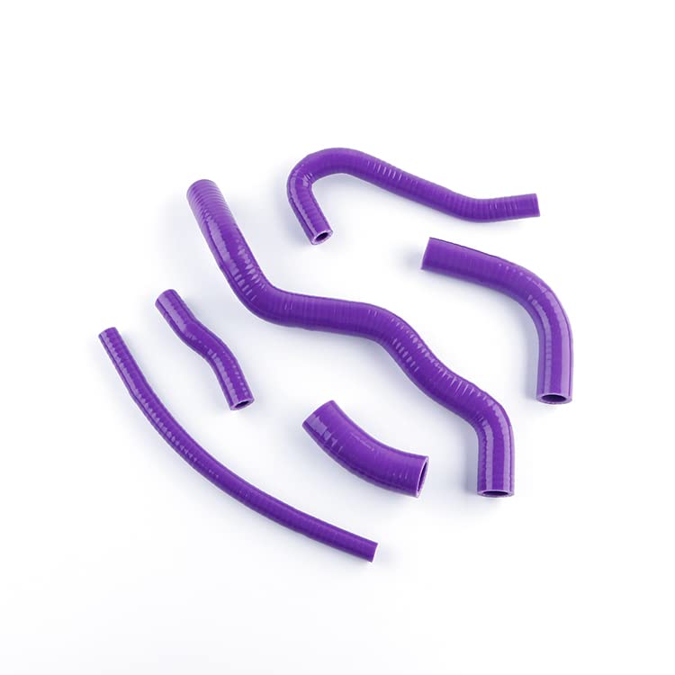 Silicone Radiator Hose Kit For 02-12 Suzuki DRZ 400 SM，purple