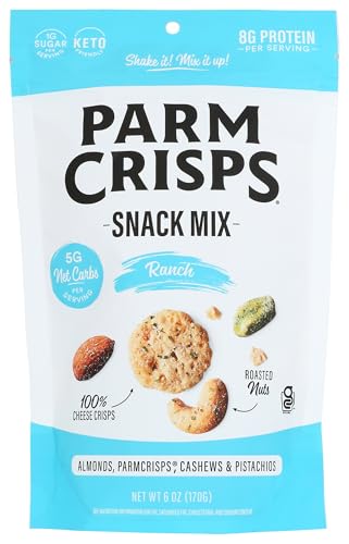 PARMCRISPS RANCH CHEESE SNACK MIX, 6 OZ