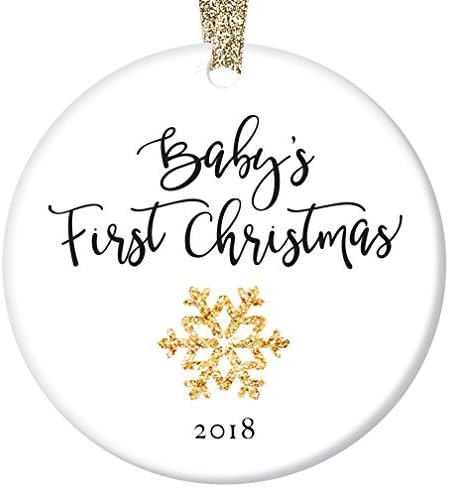 baby's first christmas ornament 2018