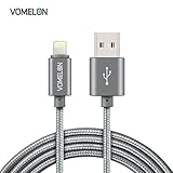 iPhone 6 Lightning Charging Cable (6 Feet), V0MEL0N High Speed Data Cable Durable NylonFiber Braided Cable Cord for iPhone 5 5S 5C 6 7 iPod Touch 6