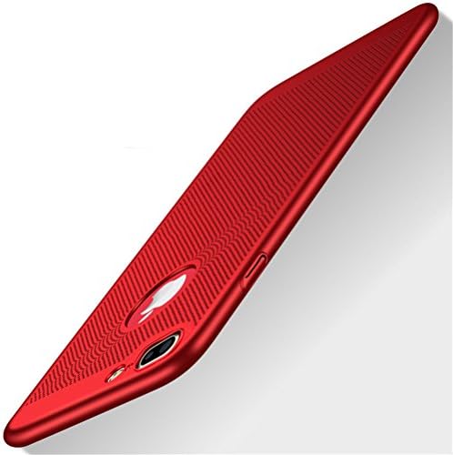 Heyqie Slim Fit iPhone 8 Plus Case, Ultra-Thin [Skin Touch Feel][Heat Dissipating] Silm Anti-Fingerprint/Skid/Fade Protective Breathable Cooling PC Back Cover Case Compatible with iPhone 8 Plus 5.5"